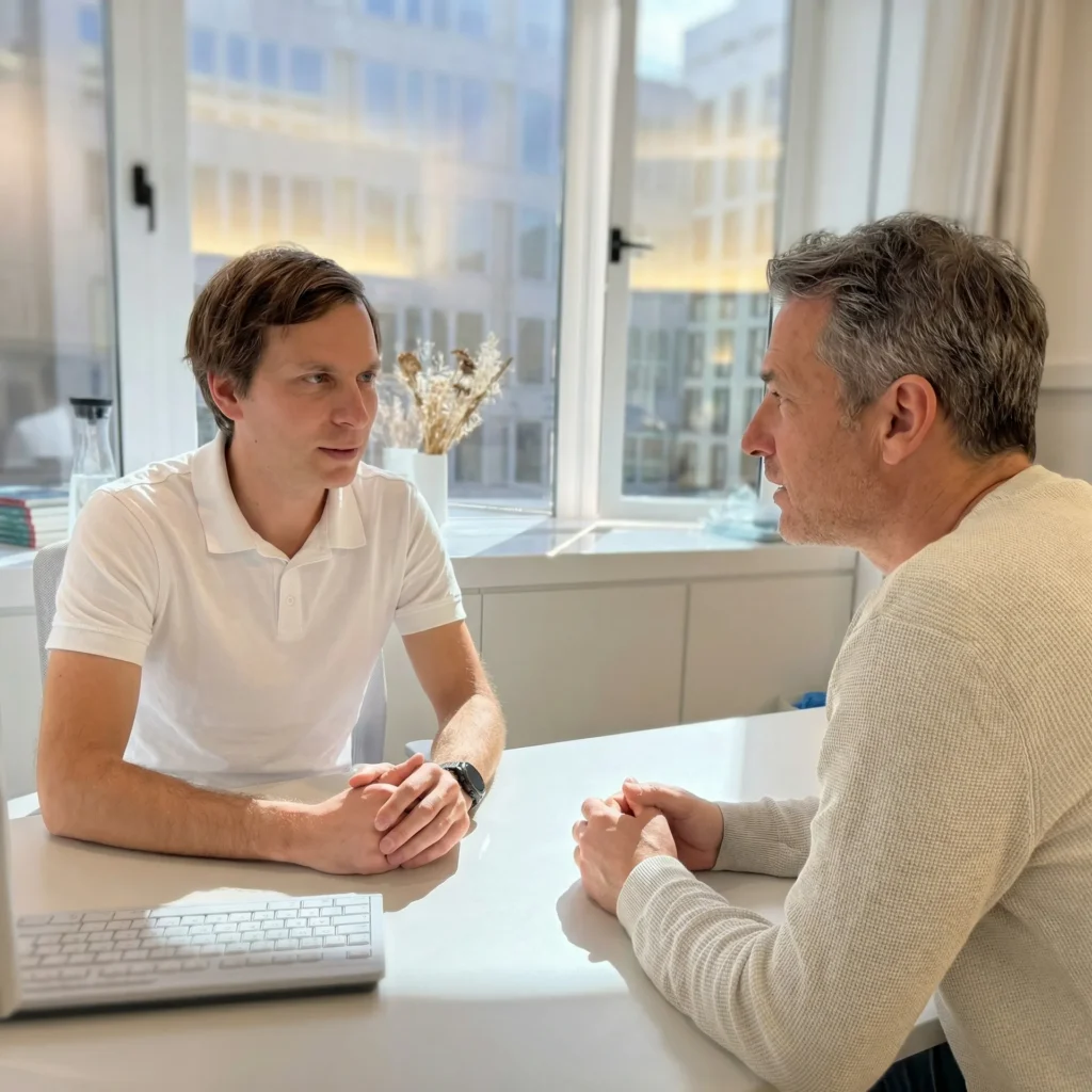 Arztgespraech Vorsorge Privatarztpraxis Hamburg