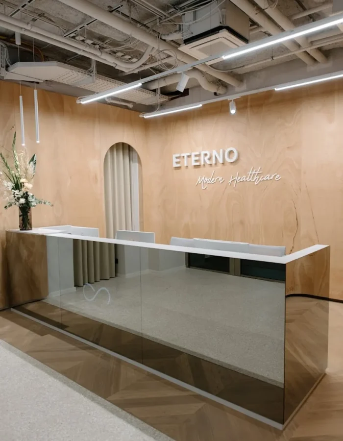 Anmeldung bei Eterno im Kaufmannshaus Hamburg